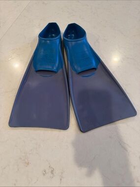 Blue Kids Swim Fins - Tritan Brand